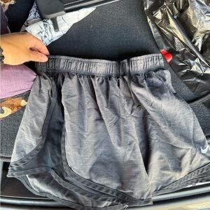 Nike Women's Charcoal Gray Athletic Shorts